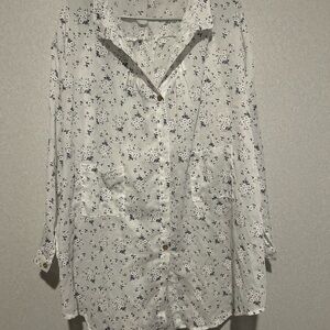 Women’s Plus Size, Floral, Spring/Easter Blouse, Size 6XL